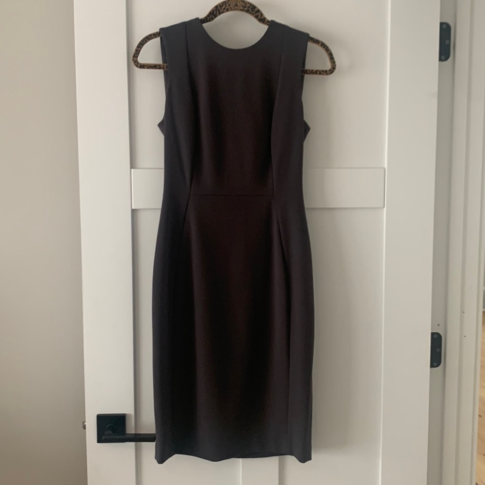 Calvin Klein charcoal gray dress